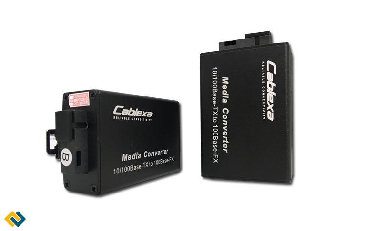 Converter quang 1 sợi FMC-100-M-CA Cablexa, Converter quang 1 sợi 10/100Mbps FMC-100-M-CA hãng Cablexa giá rẻ